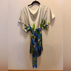 BCBG NEW Abstract Print Kimono Dress